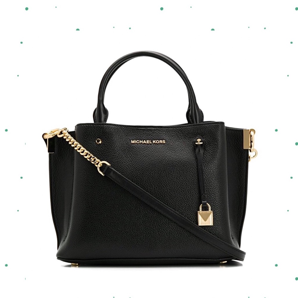 Michael Kors Arielle Small Pebbled Leather Satchel